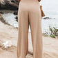 Women's casual pants with drawstring