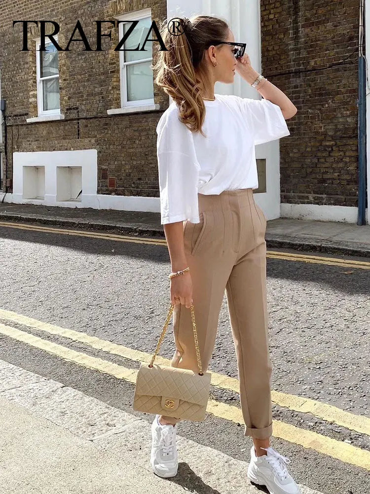 TRAFZA  Pencil Pants