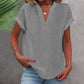 Cotton Linen V-neck Shirt