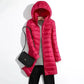 Plus Size Lightweight Packable Long Puffer Jacket