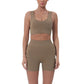 Women’s Summer Sleeveless Crop Top & Shorts Set