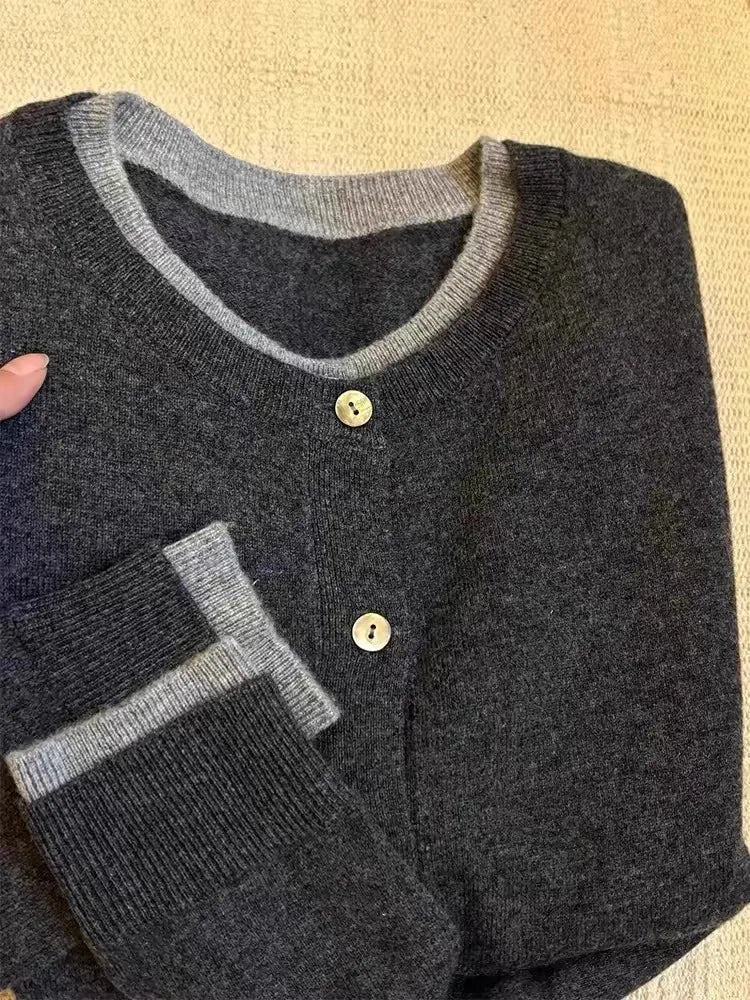 100% pure cashmere sweater cardigan