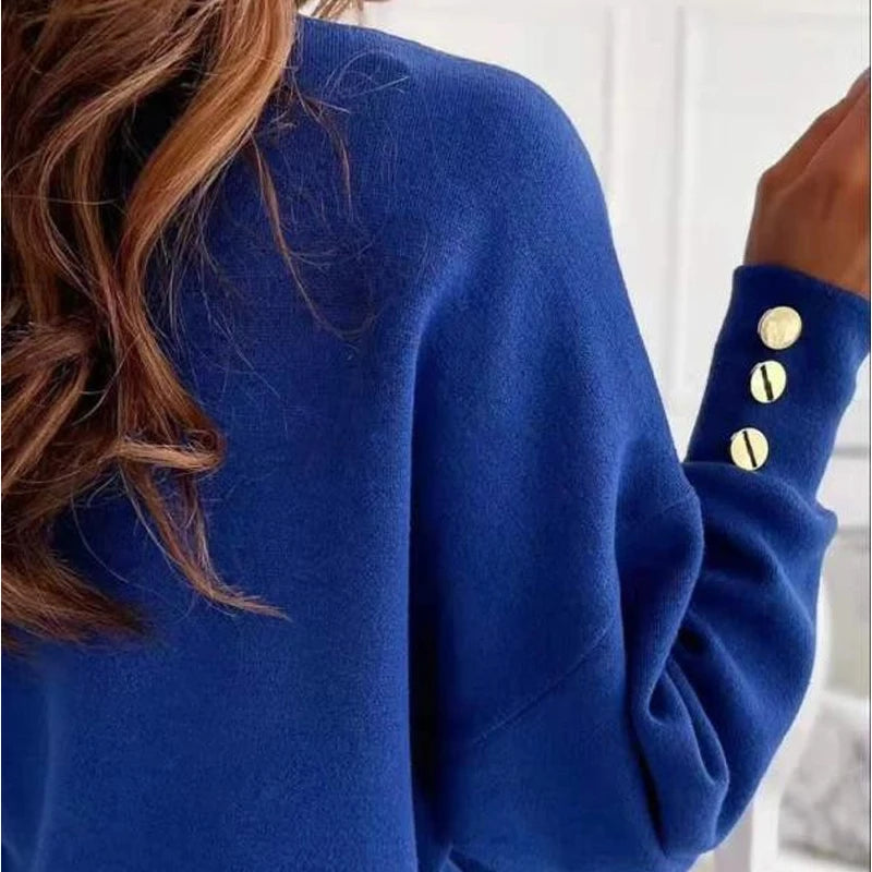 Long Sleeve V-neck Pullover Sweater