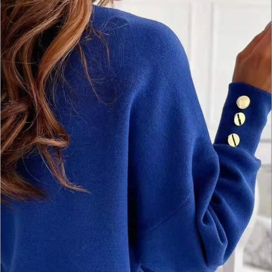 Long Sleeve V-neck Pullover Sweater