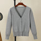 Long Sleeve Cropped Cardigan