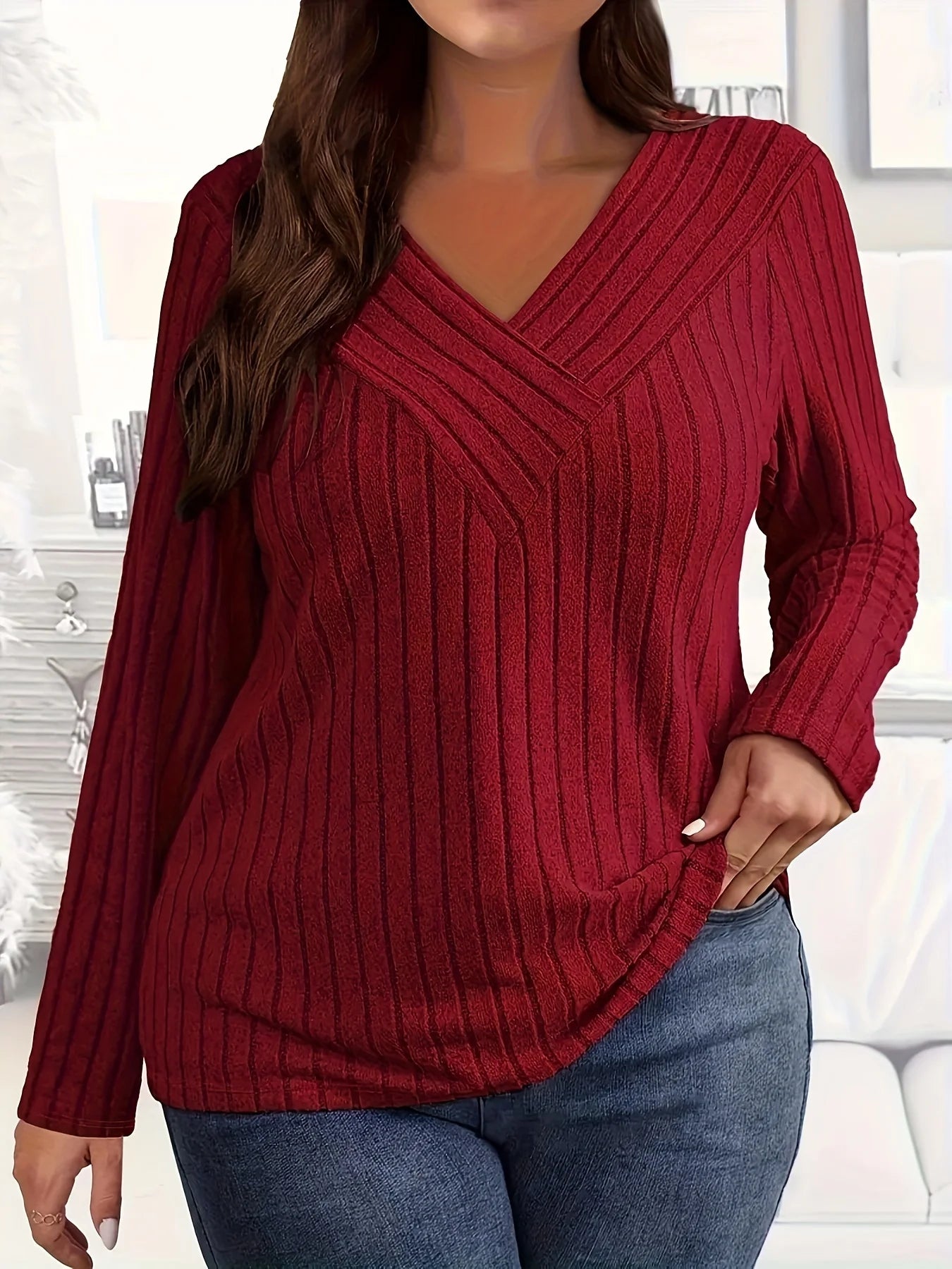 Plus Size  Casual Top