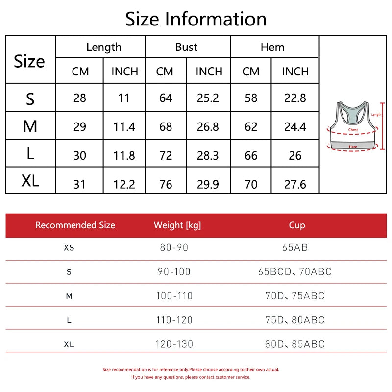 Ctenkevet Women’s Shockproof Workout Bra