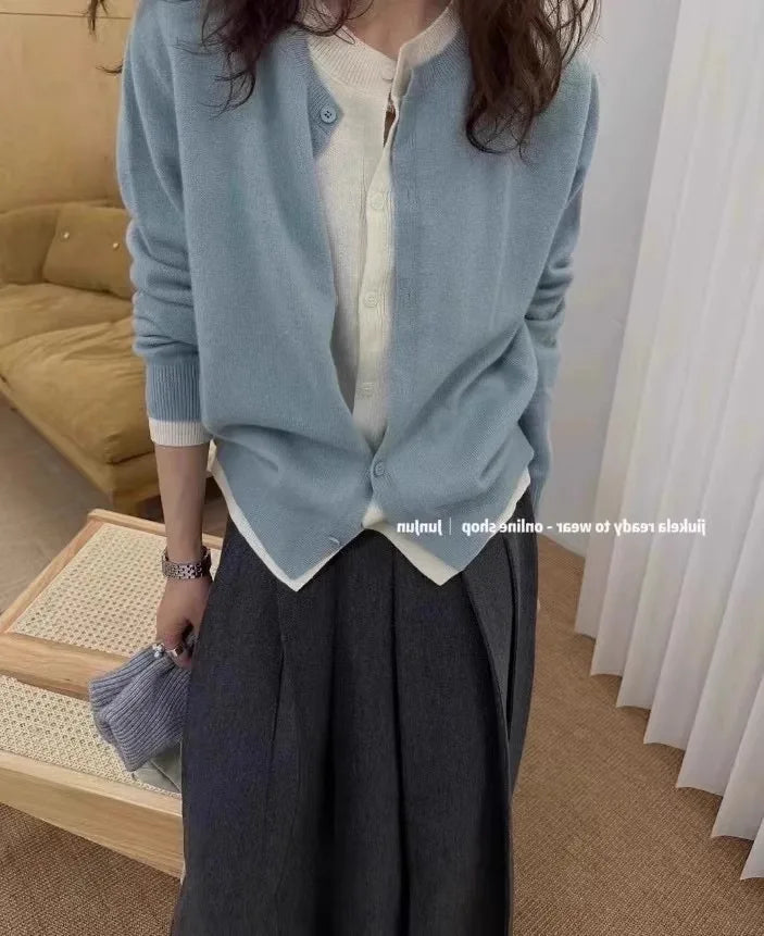 100% pure cashmere sweater cardigan