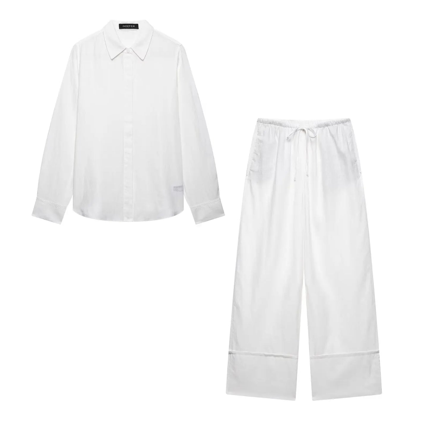 2025 Women Blouse / Trouser Set