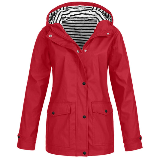 Waterproof & Heat Retaining Hooded Raincoat