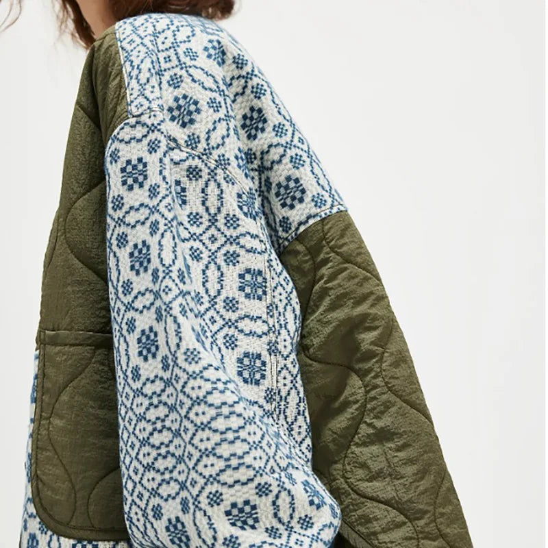 Autumn Floral Printed Jacket