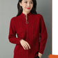 Zipper Knitted Cardigan Sweater