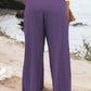 Women's casual pants with drawstring