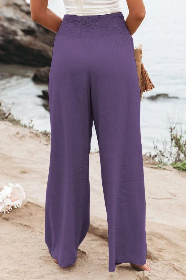 Women's casual pants with drawstring