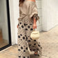 Polka Dot Printed Pants & Top Set