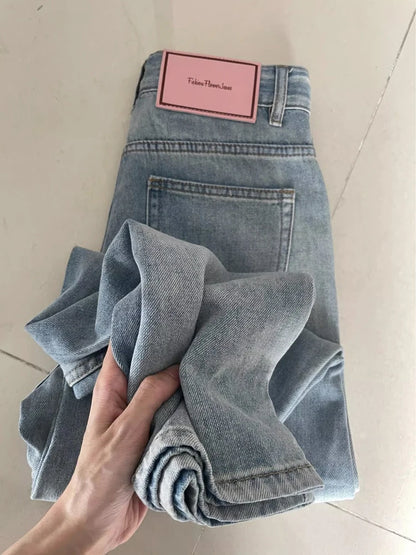 Wide Leg Baggy Denim Jeans