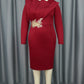 Elegant Long Sleeves with Lace Appliques Sheath