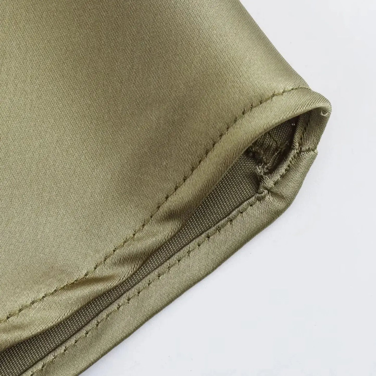 TRAF Satin Long Dress