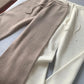 Wool Knitted Wide-leg Trousers