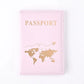 Marble Pattern Travel Passport Cover
