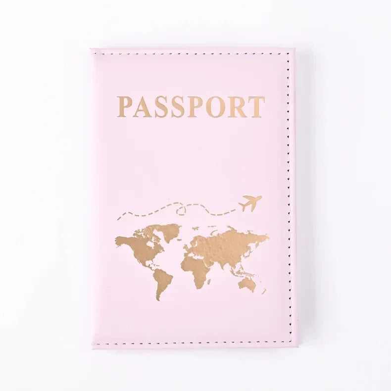 Marble Pattern Travel Passport Cover