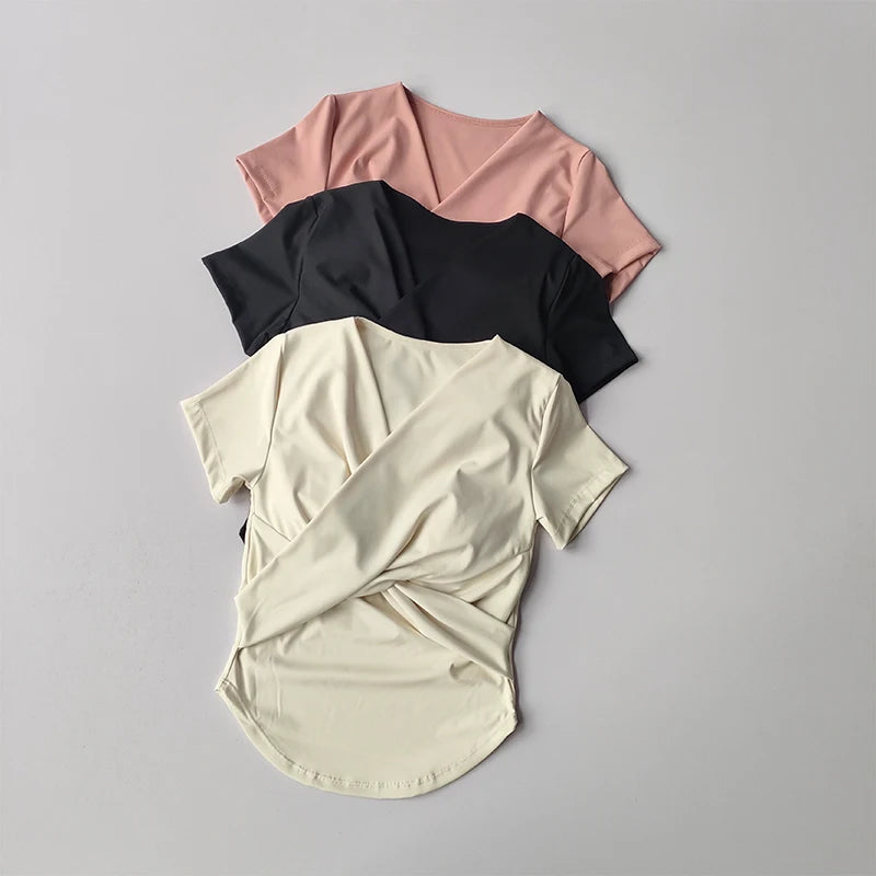 Women’s Summer Slim Fit Quick-Dry Yoga Top