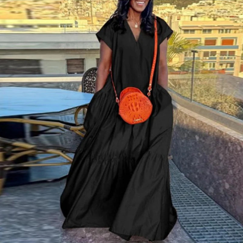Plus Size VONDA Bohemian Sundress