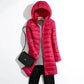 Plus Size Lightweight Packable Long Puffer Jacket