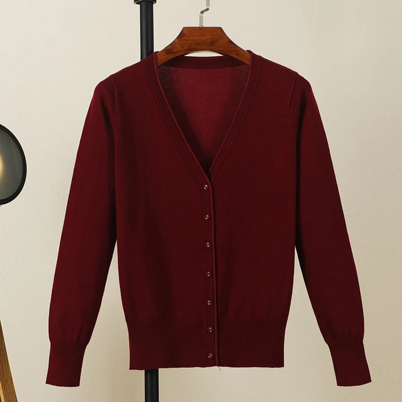 Long Sleeve Cropped Cardigan