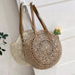Round Straw Woman's Summer Handbag