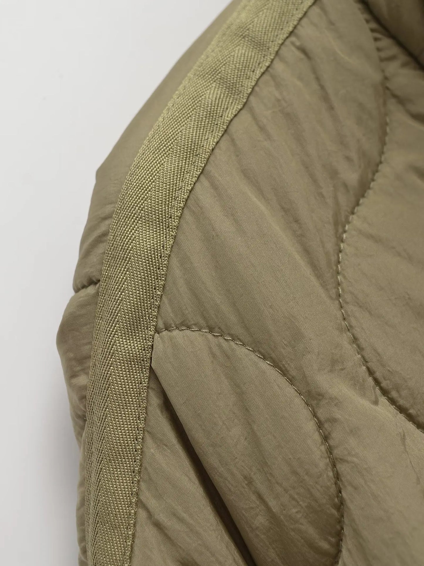 European and American zipper cotton jacket