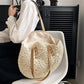 Round Straw Woman's Summer Handbag