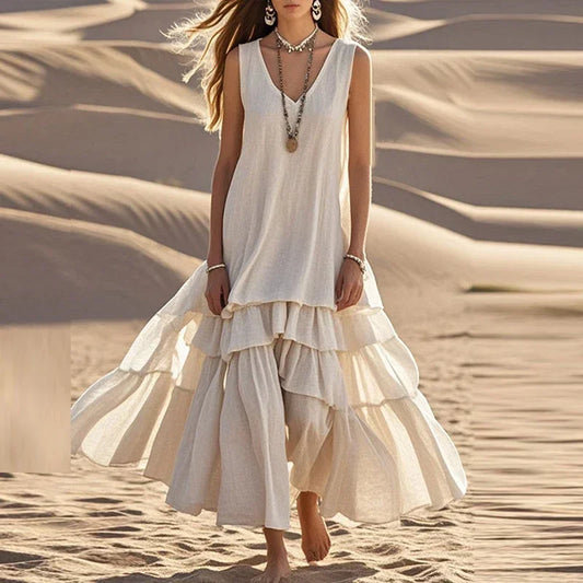 Cotton / Linen Long Dress