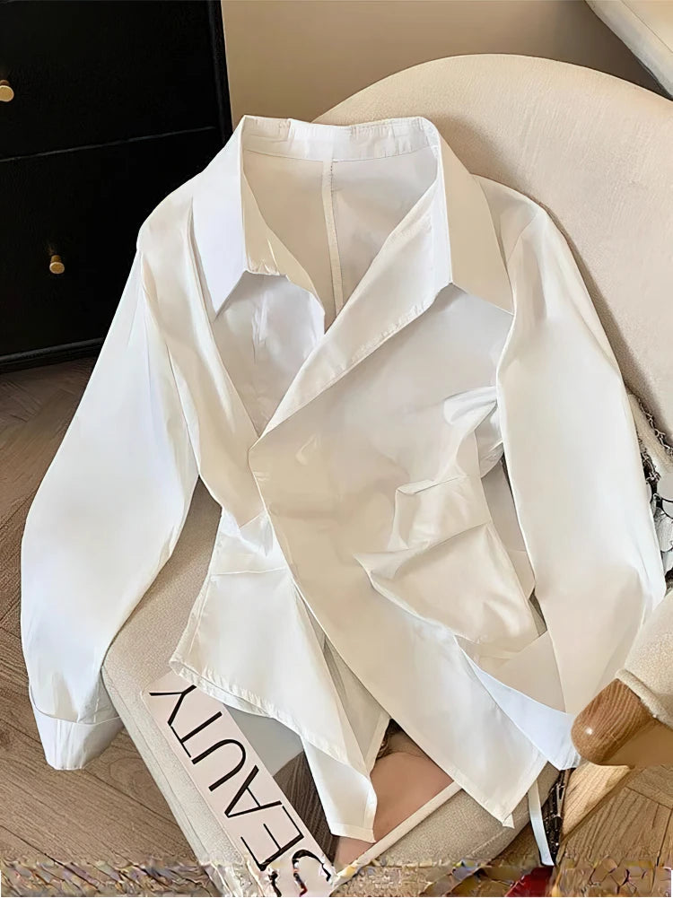 Designer Long Sleeve Tunic Blouse