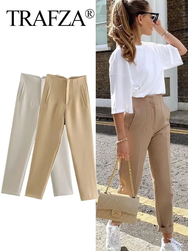 TRAFZA  Pencil Pants