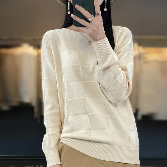 100% Cotton Pullover Sweater