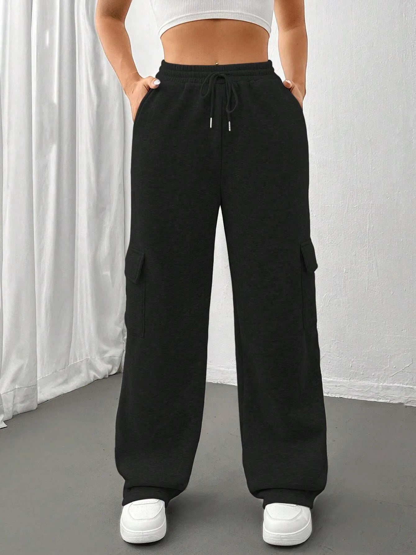 Straight Leg Casual Pants