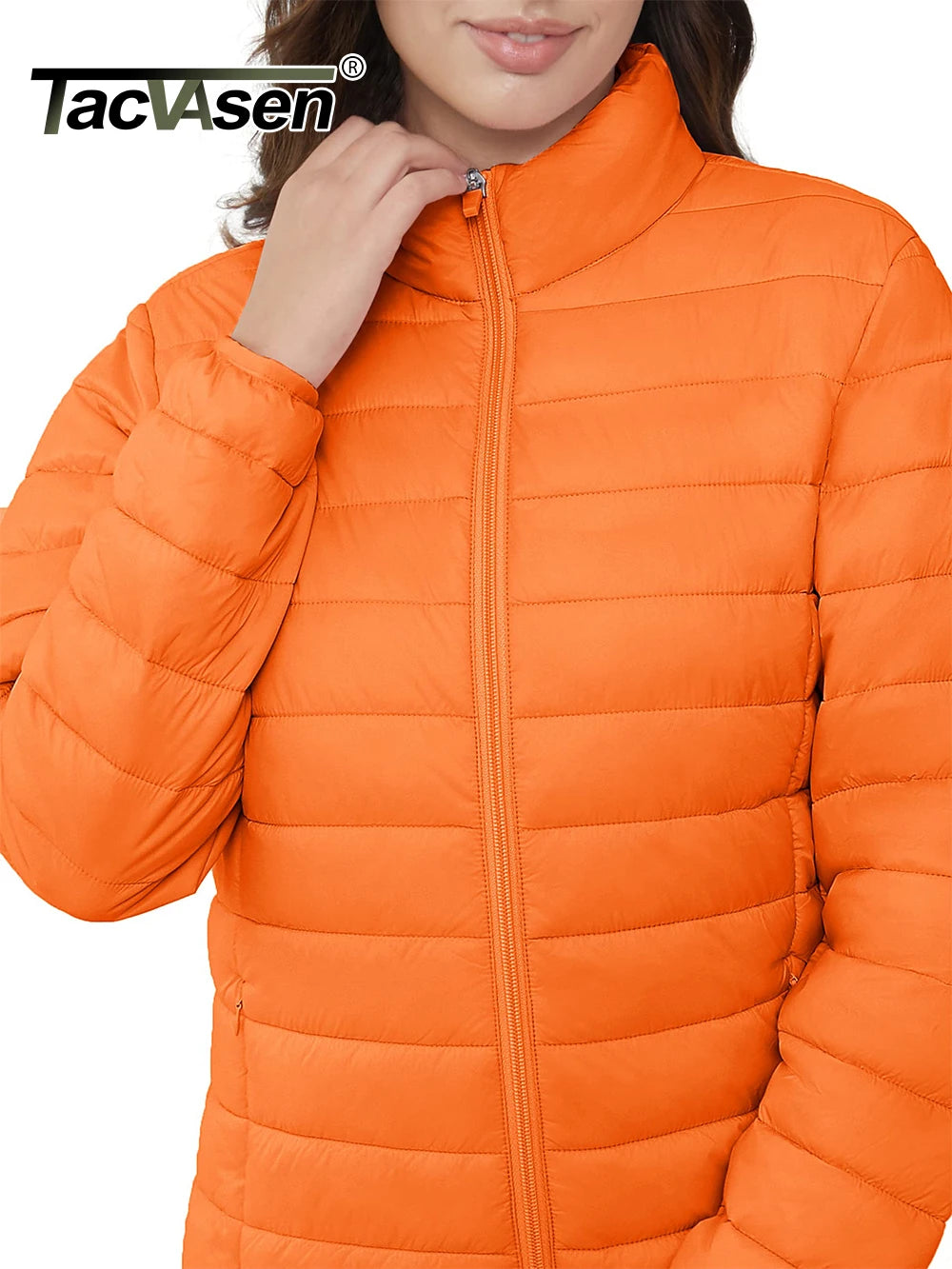 Full Zip Up Puffer Jacket