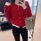 100% pure cashmere sweater cardigan