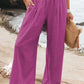 Women's casual pants with drawstring