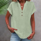 Cotton Linen V-neck Shirt