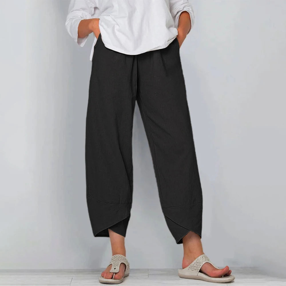 Cotton Linen Harem Pants