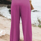 Women's casual pants with drawstring