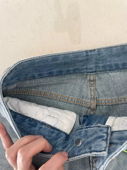 Wide Leg Baggy Denim Jeans