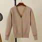 Long Sleeve Cropped Cardigan