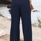 Women's casual pants with drawstring
