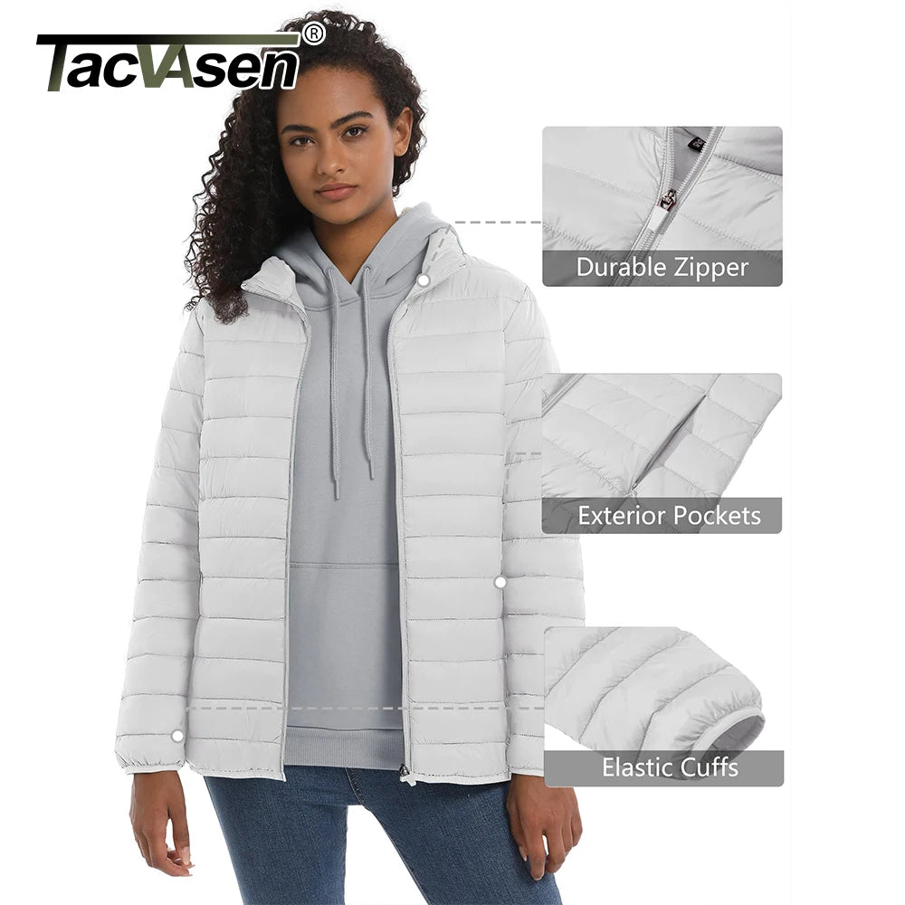 Full Zip Up Puffer Jacket