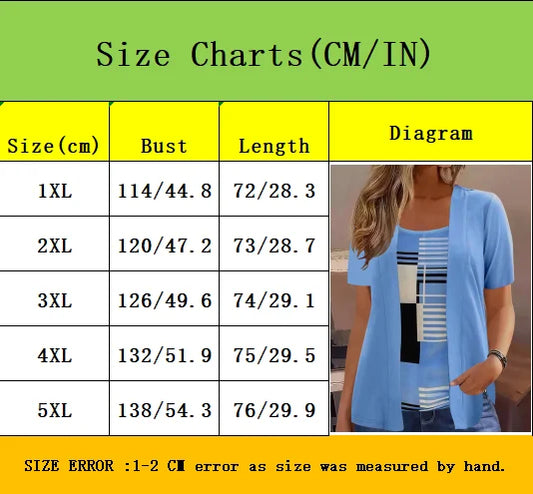 Plus Size Woman's Summer Casual Top