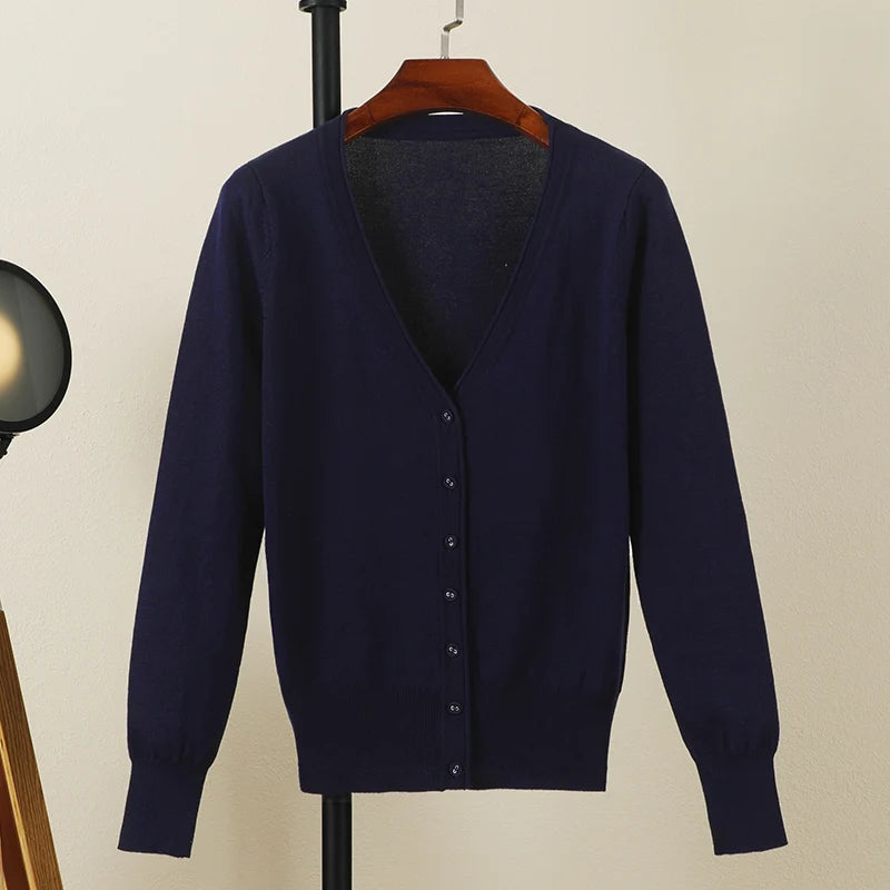 Long Sleeve Cropped Cardigan