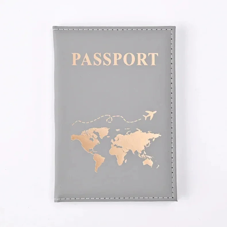 Marble Pattern Travel Passport Cover